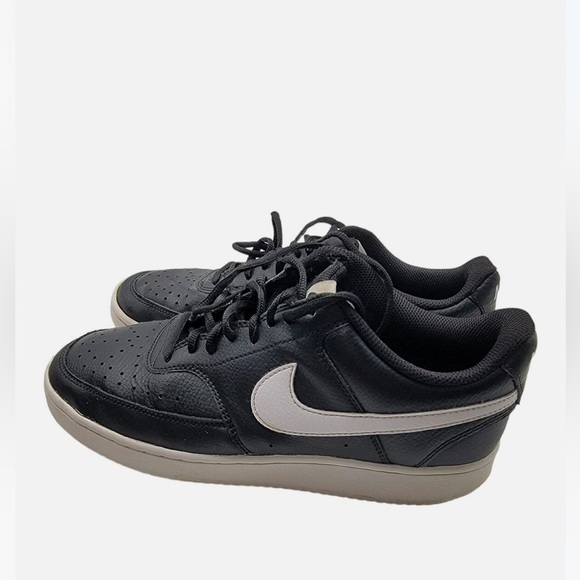 Nike Court Vision Next Nature Low Black White Sz 9 Men - Picture 4 of 10